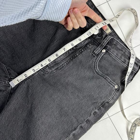 Madewell Jeans Womens 26 Washed Black Curvy Perfect Vintage Lunar High Rise - Picture 9 of 12